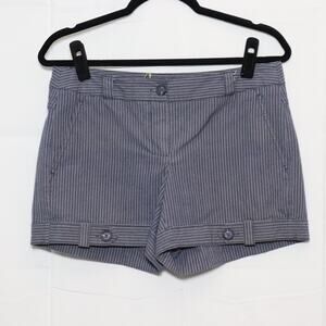 Gianni Bini Pinstripe Tailored Shorts Size 6 Clean Girl Quiet Luxury